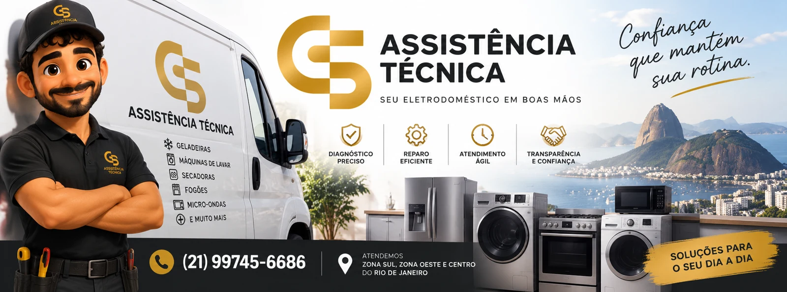 CS Assistência Técnica — Brand presentation
