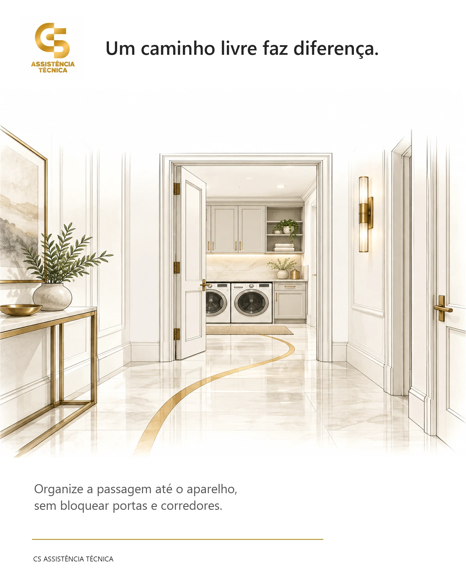 CS Assistência Técnica — Social creative