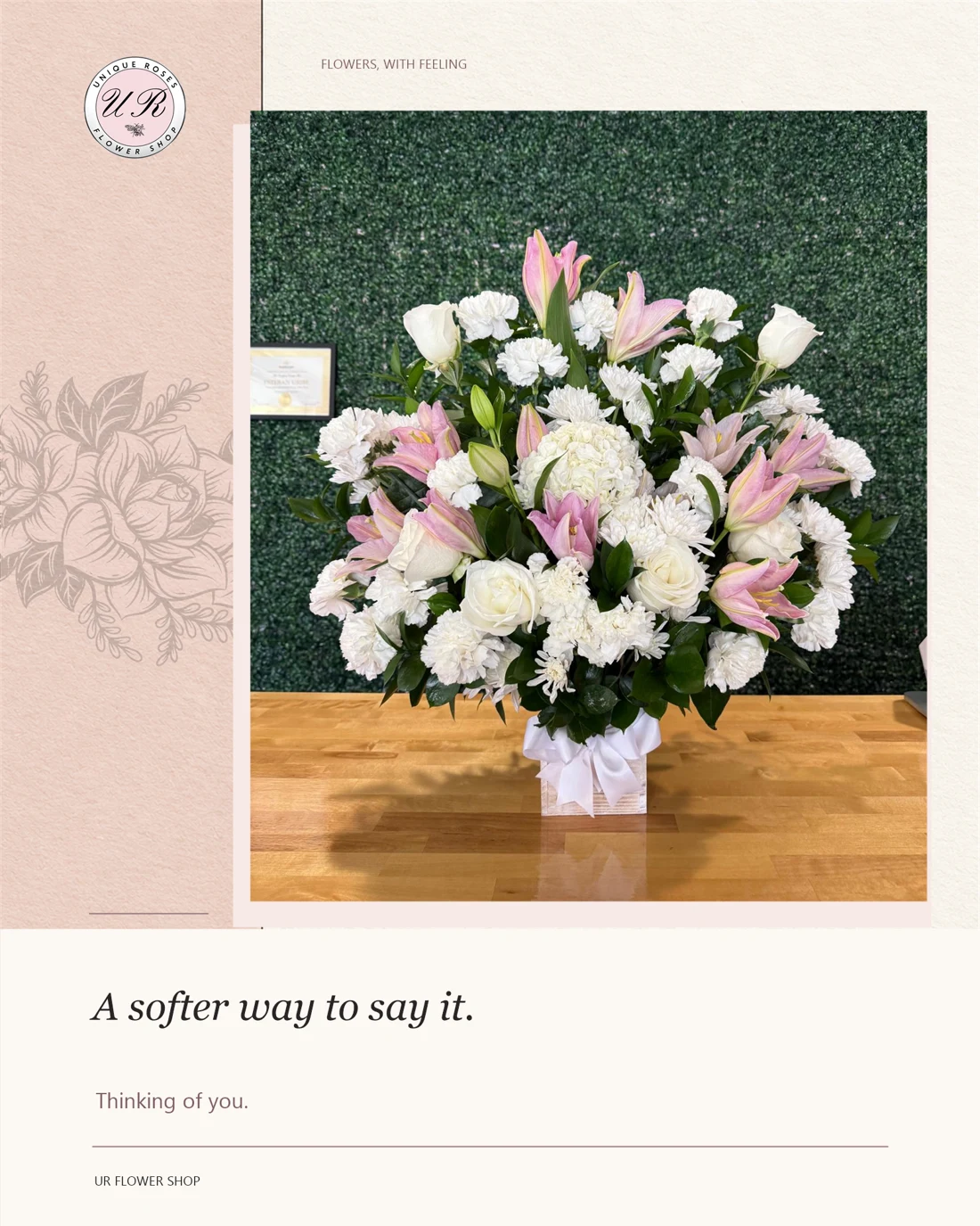 ur flower shop — Thinking of you