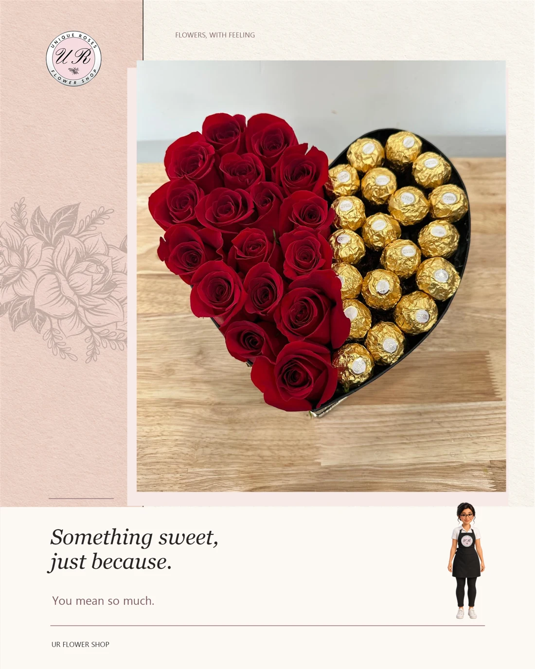 ur flower shop — Something sweet floral campaign