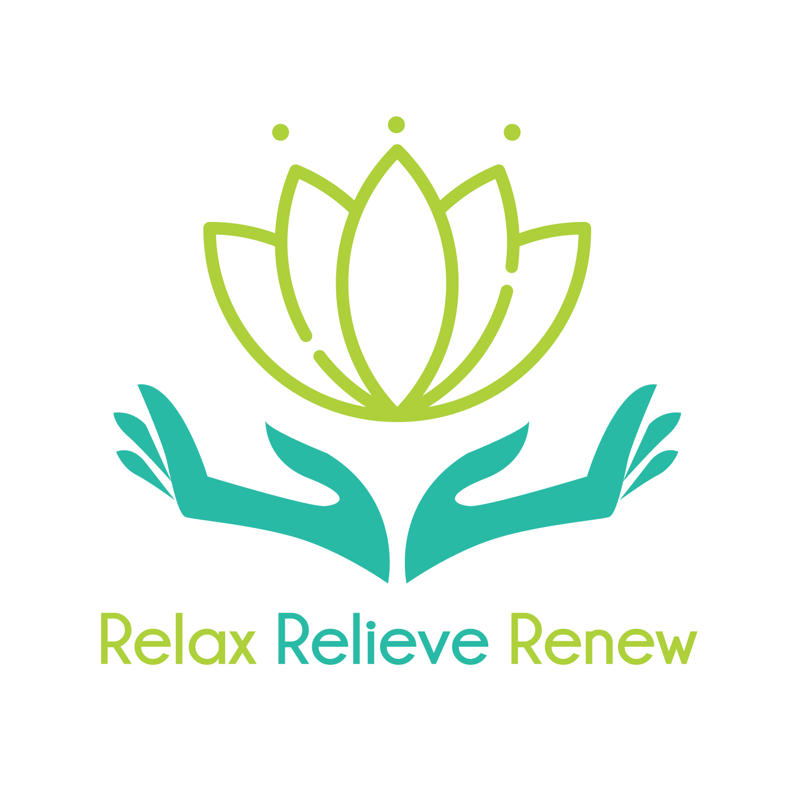 Relax Relieve Renew logo