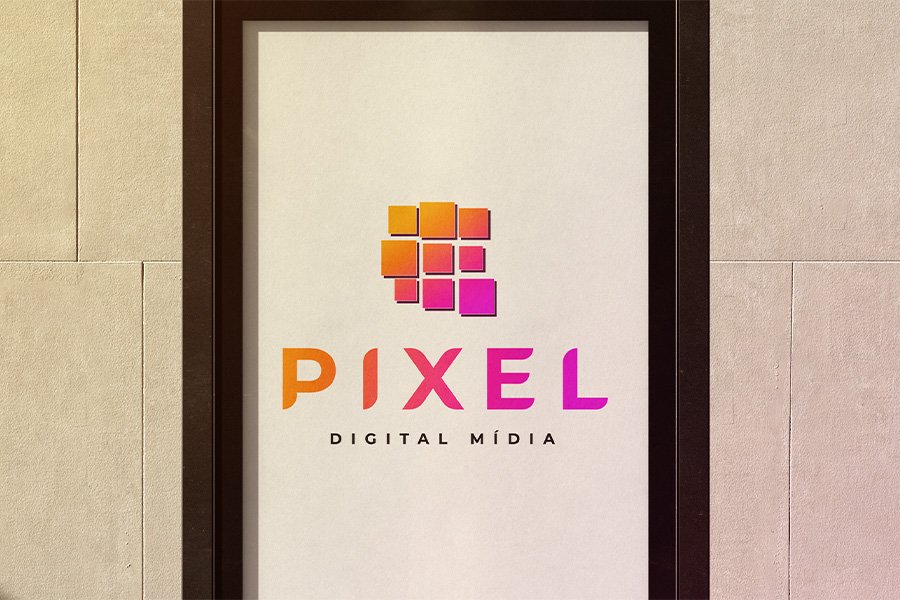 Pixel Digital Mídia identity, verified in the To Be Seen portfolio