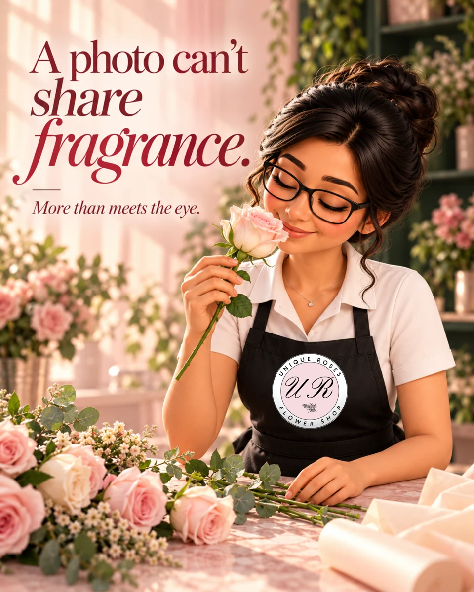 Approved social creative for UR Flower Shop